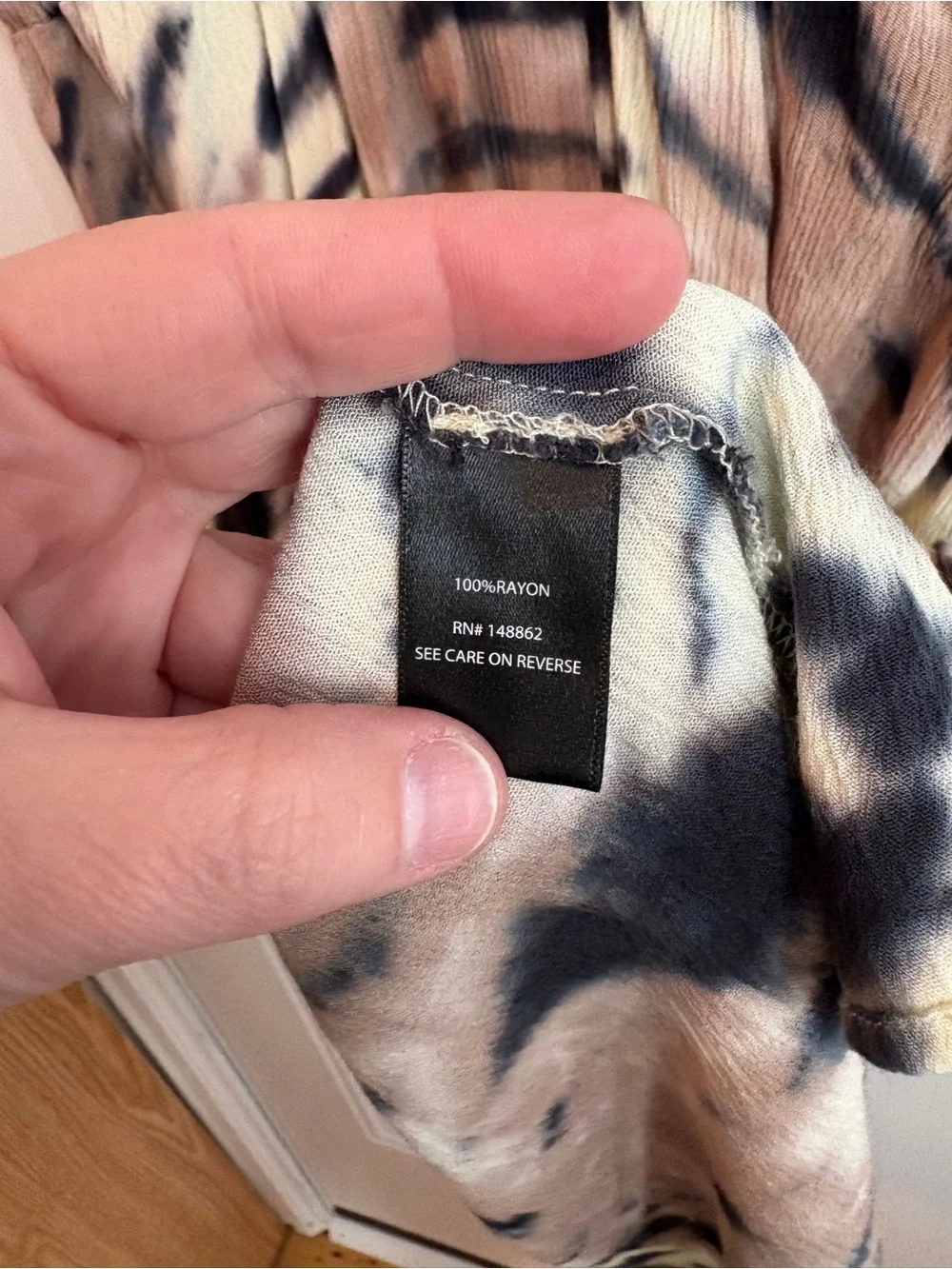 Torrid Tie Dye High Low Tunic Top - Picture 5 of 8